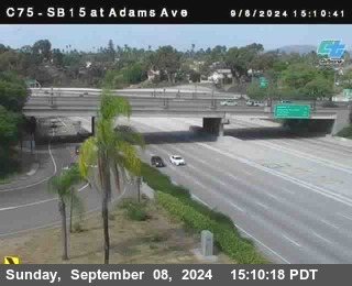 SB 15 at Adams Ave (On Ramp)