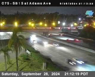 SB 15 at Adams Ave (On Ramp)