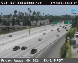 SB 15 at Adams Ave (On Ramp)