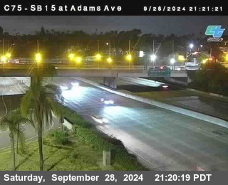 SB 15 at Adams Ave (On Ramp)