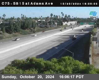 SB 15 at Adams Ave (On Ramp)