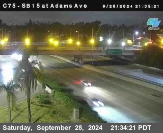 SB 15 at Adams Ave (On Ramp)