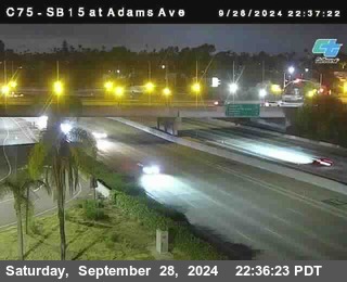 SB 15 at Adams Ave (On Ramp)