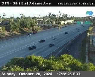 SB 15 at Adams Ave (On Ramp)