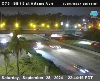 SB 15 at Adams Ave (On Ramp)