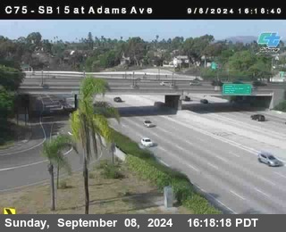 SB 15 at Adams Ave (On Ramp)