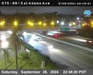 SB 15 at Adams Ave (On Ramp)