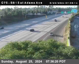 SB 15 at Adams Ave (On Ramp)