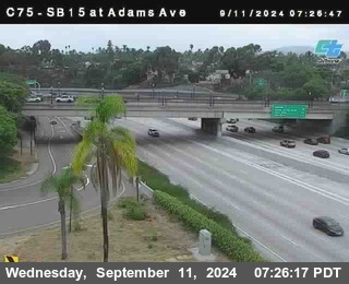 SB 15 at Adams Ave (On Ramp)