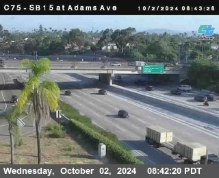 SB 15 at Adams Ave (On Ramp)