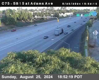 SB 15 at Adams Ave (On Ramp)