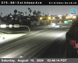 SB 15 at Adams Ave (On Ramp)