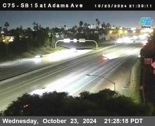 SB 15 at Adams Ave (On Ramp)