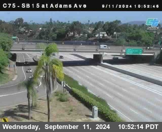 SB 15 at Adams Ave (On Ramp)