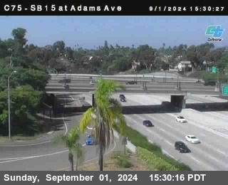 SB 15 at Adams Ave (On Ramp)