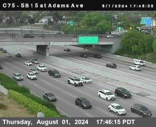 SB 15 at Adams Ave (On Ramp)