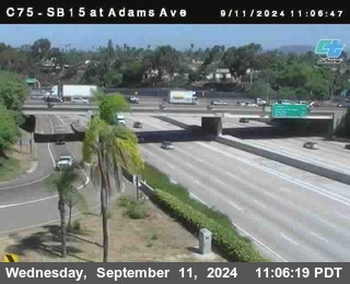 SB 15 at Adams Ave (On Ramp)