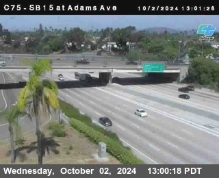 SB 15 at Adams Ave (On Ramp)