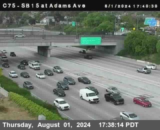 SB 15 at Adams Ave (On Ramp)