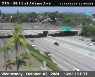 SB 15 at Adams Ave (On Ramp)