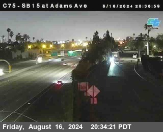 SB 15 at Adams Ave (On Ramp)