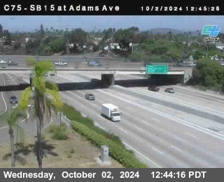 SB 15 at Adams Ave (On Ramp)