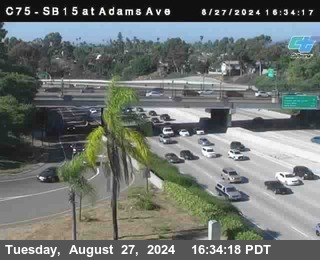 SB 15 at Adams Ave (On Ramp)