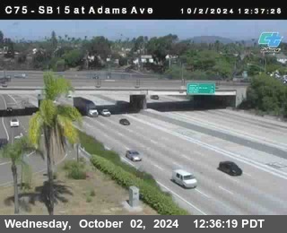 SB 15 at Adams Ave (On Ramp)