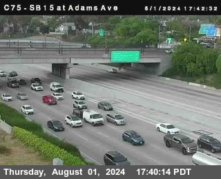 SB 15 at Adams Ave (On Ramp)