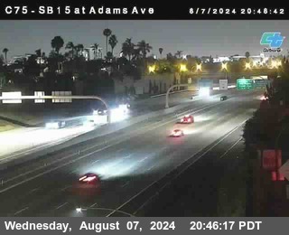 SB 15 at Adams Ave (On Ramp)