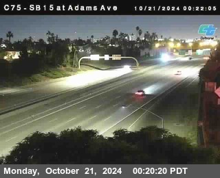 SB 15 at Adams Ave (On Ramp)