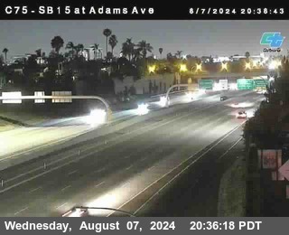 SB 15 at Adams Ave (On Ramp)