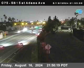 SB 15 at Adams Ave (On Ramp)