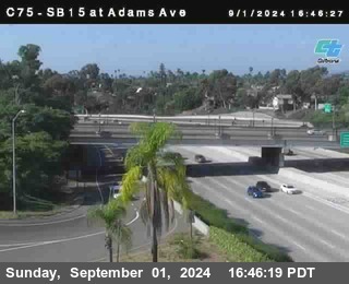 SB 15 at Adams Ave (On Ramp)