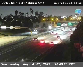 SB 15 at Adams Ave (On Ramp)