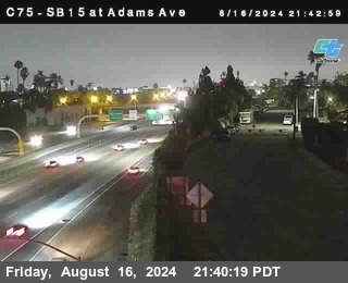 SB 15 at Adams Ave (On Ramp)