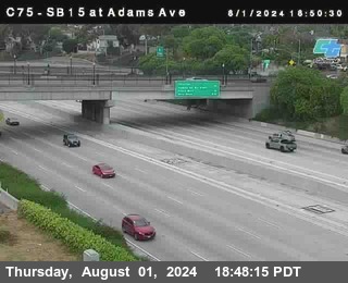 SB 15 at Adams Ave (On Ramp)