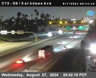 SB 15 at Adams Ave (On Ramp)