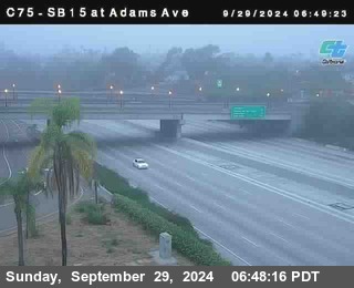 SB 15 at Adams Ave (On Ramp)