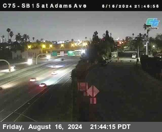 SB 15 at Adams Ave (On Ramp)