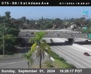 SB 15 at Adams Ave (On Ramp)