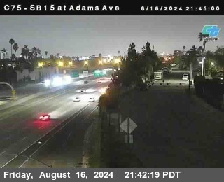 SB 15 at Adams Ave (On Ramp)