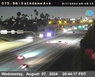 SB 15 at Adams Ave (On Ramp)