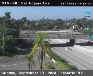 SB 15 at Adams Ave (On Ramp)