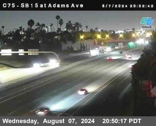 SB 15 at Adams Ave (On Ramp)