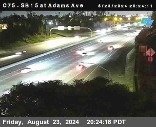 SB 15 at Adams Ave (On Ramp)