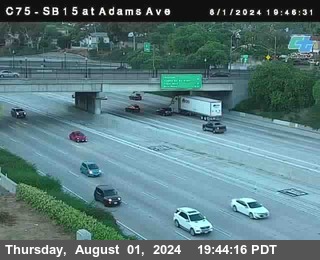 SB 15 at Adams Ave (On Ramp)