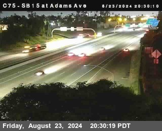 SB 15 at Adams Ave (On Ramp)