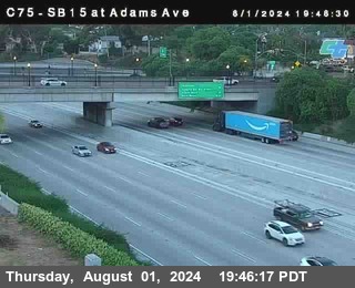 SB 15 at Adams Ave (On Ramp)