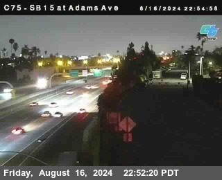 SB 15 at Adams Ave (On Ramp)